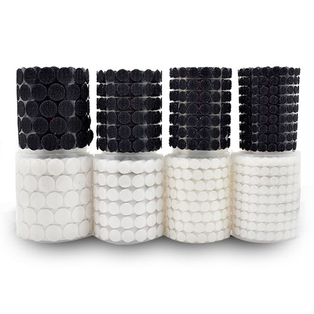 원형 접착 찍찍이 테이프 10 20 30 50 100(mm)