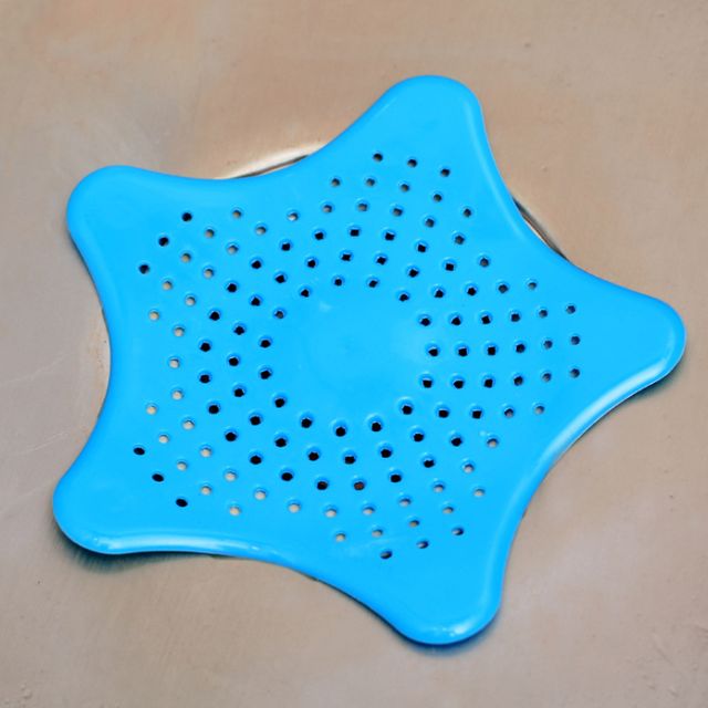 별 배수구 거름망 싱크대 캡 세면대 망 1P / 색상랜덤