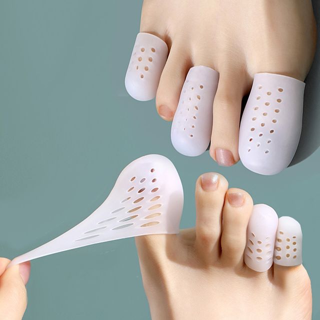 장만A695 골무모양 실리콘 발가락 보호대 6P세트 하이힐 상처보호 보정패드
