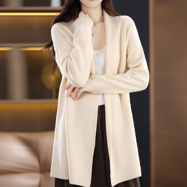 노버튼 베이직 숄 가디건 OSM-1006042