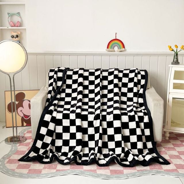 극세사 체크 대형 담요 블랭킷 150X200CM LM-1003666