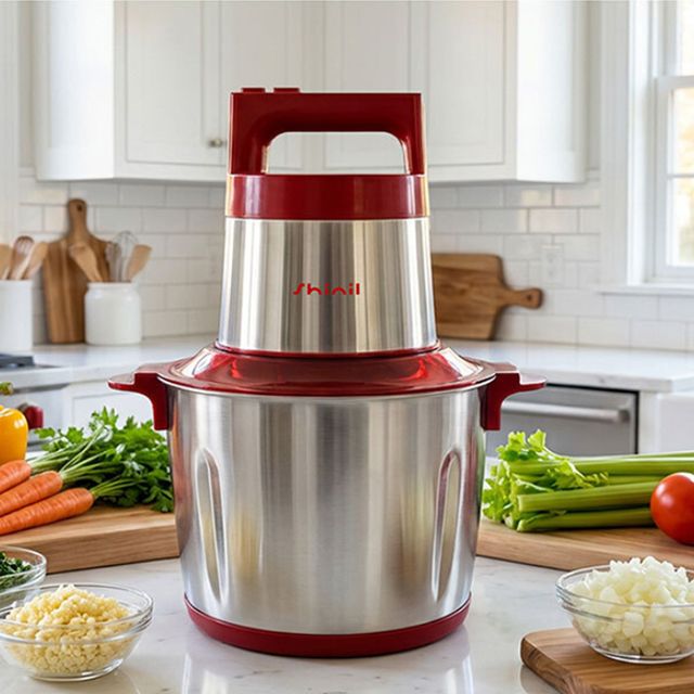 신일SC06CHB 업소용 스텐 파워 다지기 대용량6L 물세척 믹서기