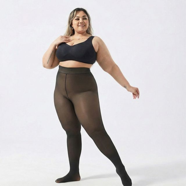 빅사이즈 쫀쫀 방한 스타킹 겨울 FLS-1005613