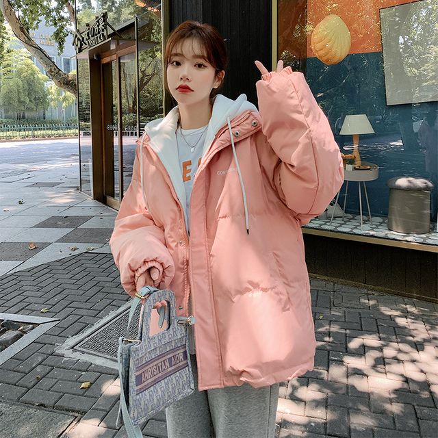 레이어드 데일리 후드 경량 패딩 4color SL-1004631