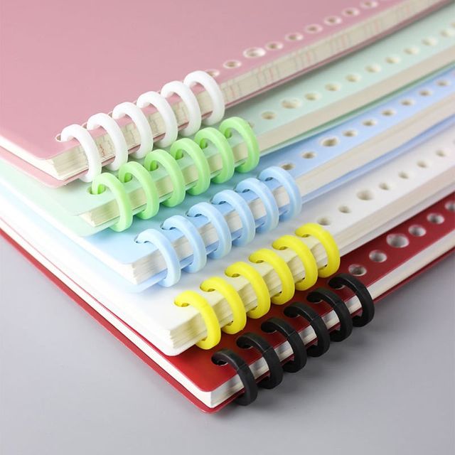 바인더링 셀프 제본링 18mm 10p 6공 루즈링 서류정리