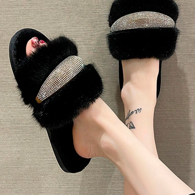 미끄럼방지 큐빅 퍼 사무실 실내화 MIR-1006396