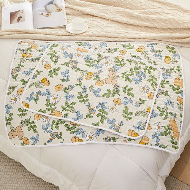 생리 방수 패드 플라워 침대 매트 깔개 위생 시트