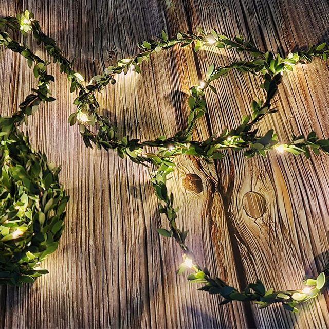 LED 녹색잎 등나무 넝쿨 10m