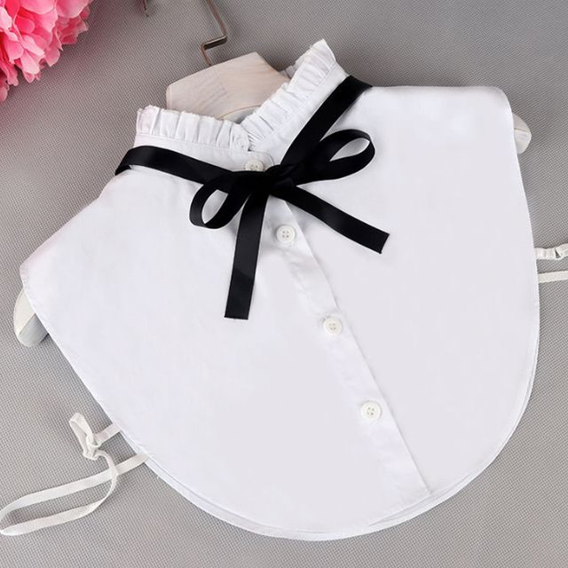 러플 리본 페이크 카라 OSM-1006198