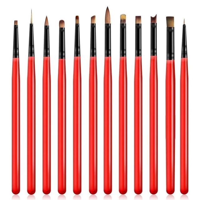 키밍 네일 아트 전문 브러시 세트 뷰티케어 도구