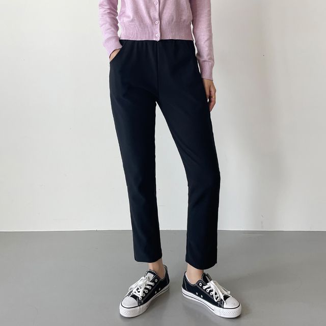 여성 페드린 슬림 스판 일자 팬츠 JB-1007281