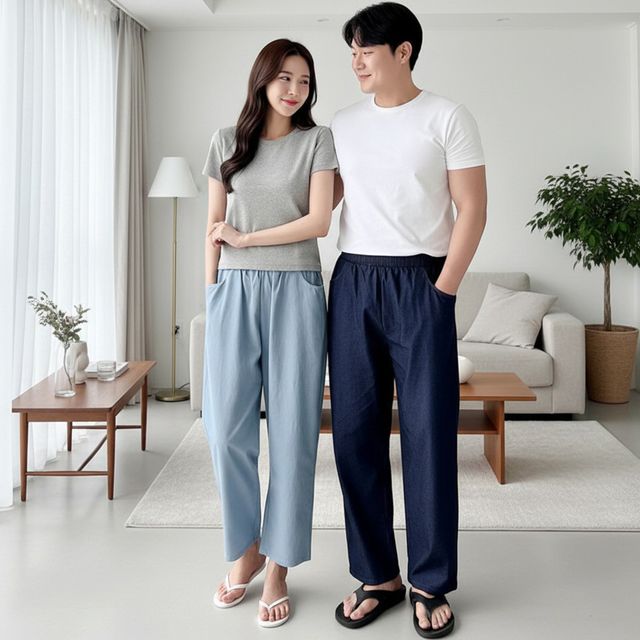 남녀 바노렐 워싱 벌룬팬츠 통바지 SD-262026