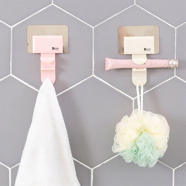 부착식 고급형 세수대야 걸이 홀더