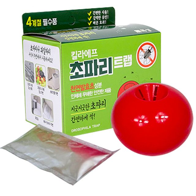 킬라에프 초파리 트랩 발효초 유인제 비살충제 포집기