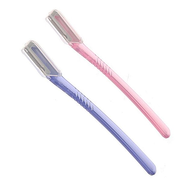 일자형 눈썹칼 2P 눈썹정리 이미용품 메이크업