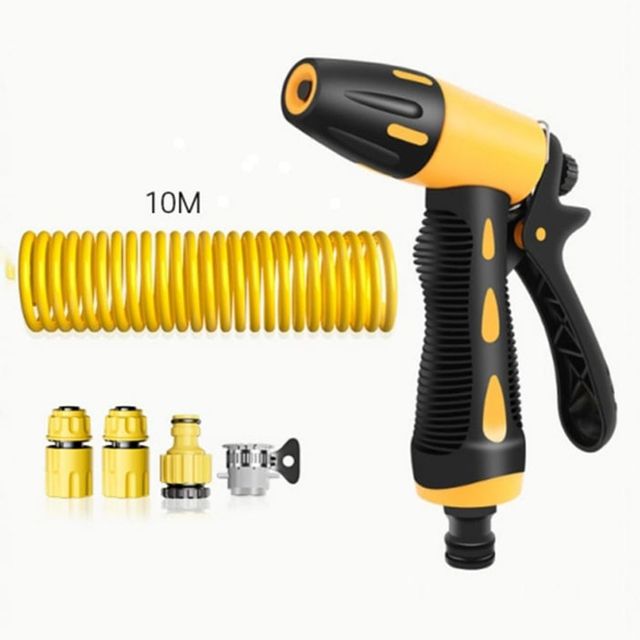 고압 분사기 호스 세트 10m 세차 청소 원예용