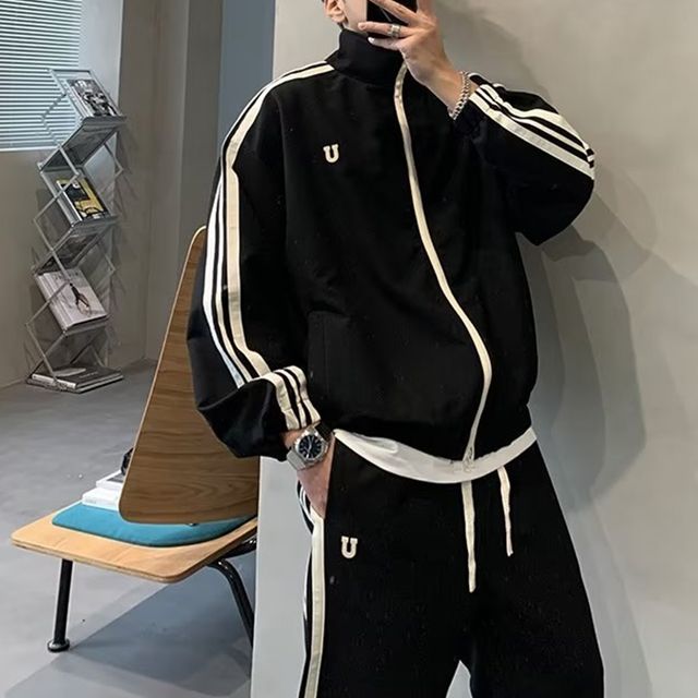 남성 트랙 집업 팬츠 트레이닝 세트 OSM-1005803