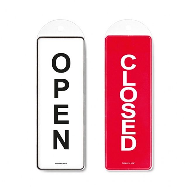 ( 걸이식 안내판 양면 오픈클로즈 )