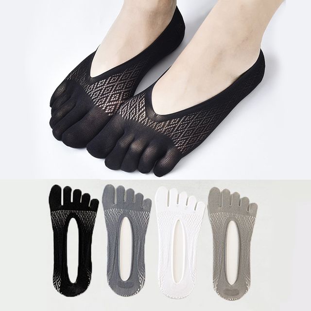발가락양말 여름 시스루 메쉬 남성 페이크삭스 3컬러