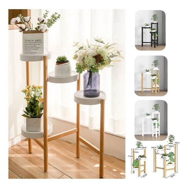 키밍 인테리어 화분대 3단 4단 발코니 선반 철제 다육식물 전시대