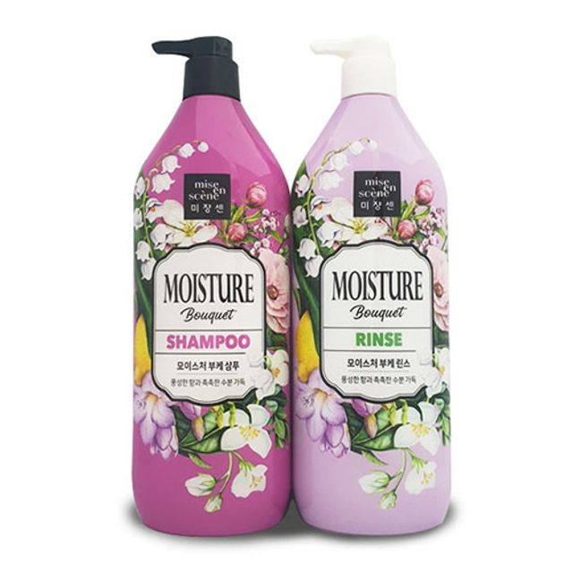 미쟝센 모이스처 부케 향기 좋은 샴푸 린스 1200ml