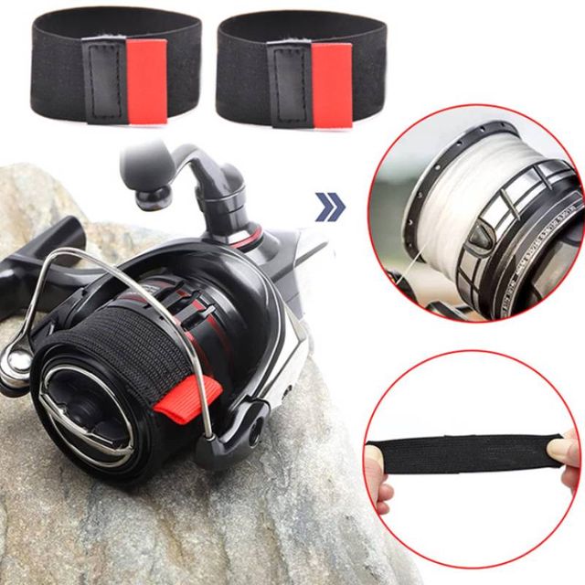휴대용 낚시 릴 줄 엉킴 방지 고정 밴드 2p 낚시줄고정