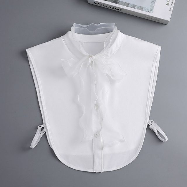 러플 스트랩 포인트 페이크 블라우스 OSM-1006530