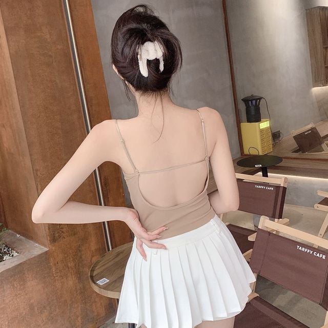 링크 하프문 크롭 나시티 SD-240523