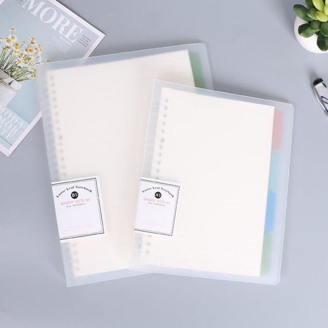 키밍 루스리프 스프링 노트 줄노트 유선 공책 4 사이즈 200매