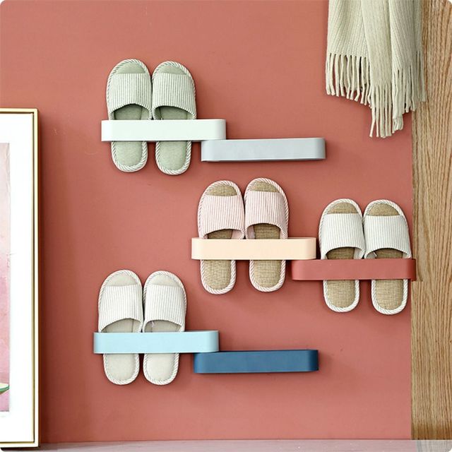 2단 슬리퍼 거치대 신발 정리대 실내화 정리함