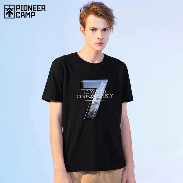 [해외] 파이오니어 캠프 최신 패션 티셔츠 남성 넘버 7 프린