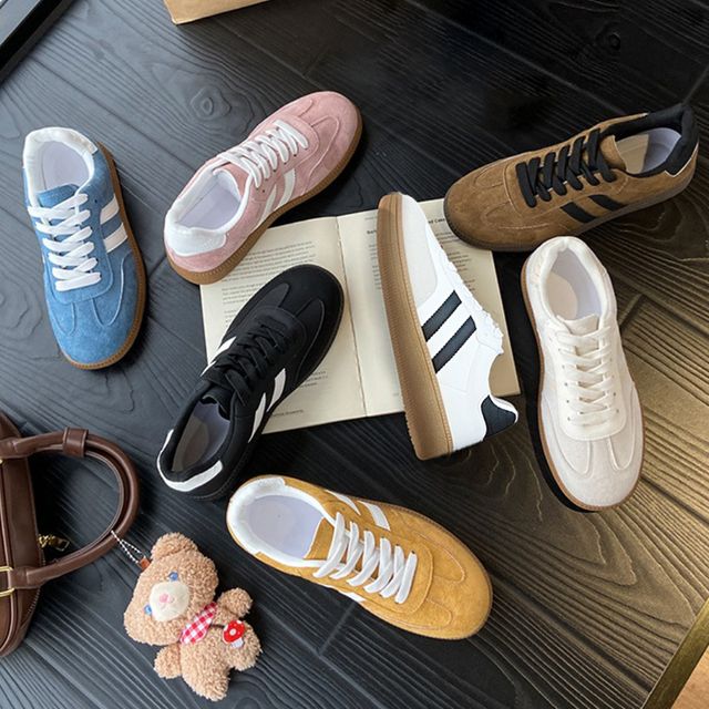 여성 심플 라인 스니커즈 OSM-1007197