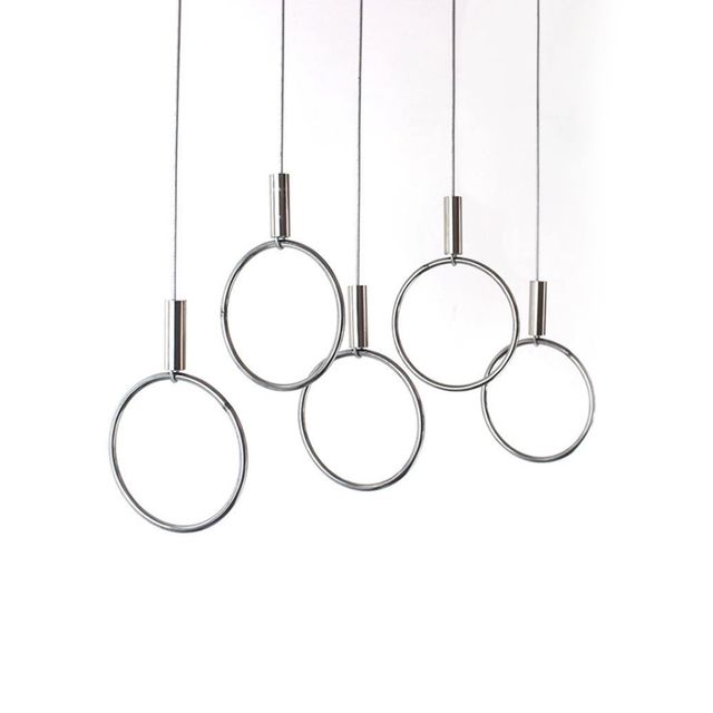 매장 디스플레이 천장형 와이어 링 옷걸이 옷가게