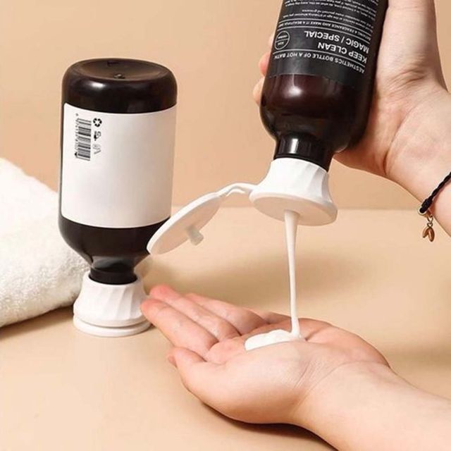 실리콘 샴푸 로션 세제 알뜰캡 절약캡 마개 거꾸로캡