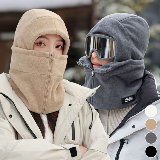 남녀공용 4in1 후리스 지퍼 후드워머 ELM-242