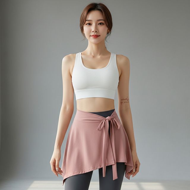 카네츠 레깅스 Y존 힙커버 랩스커트 SD-260207