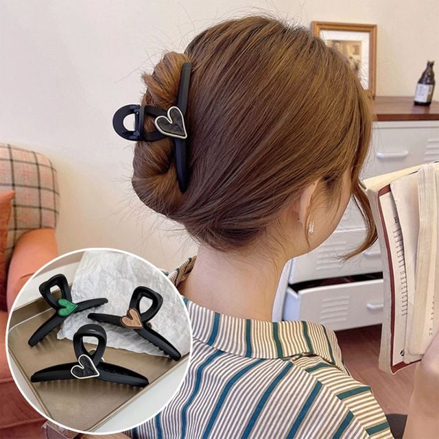 하트쿠키 심플 집게핀 ELH-045