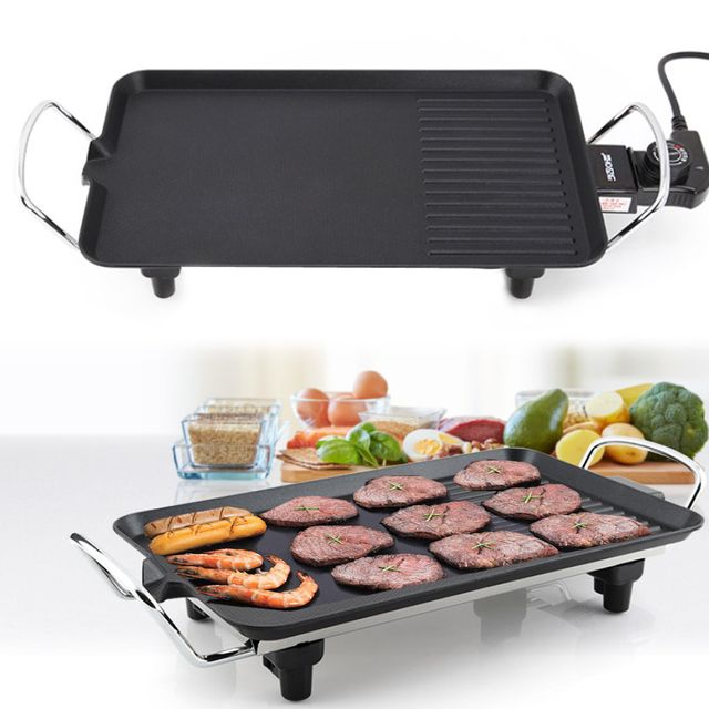 키친아트3040 렉스 와이드 전기그릴 전기팬 기름배출구 바베큐