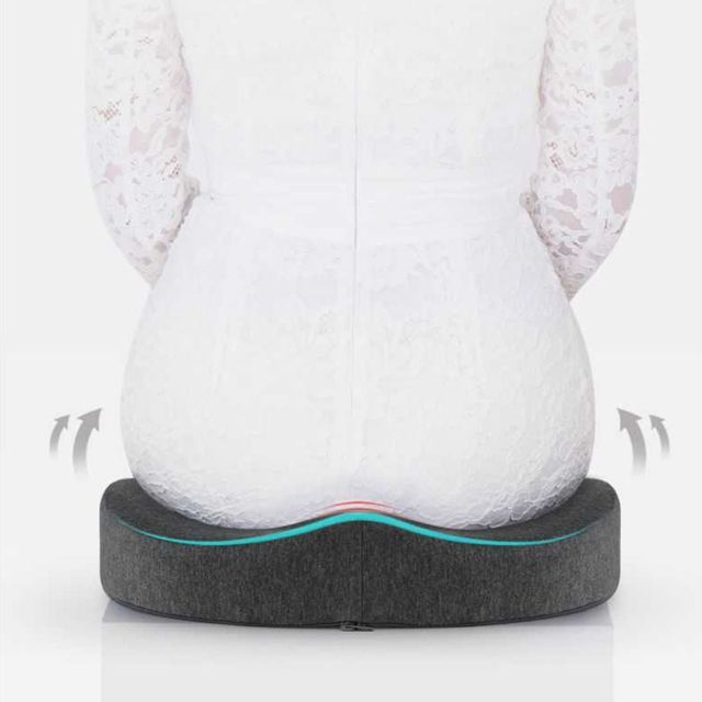 사무실 허리받침 쿠션 인체공학적 등받이 쿠션