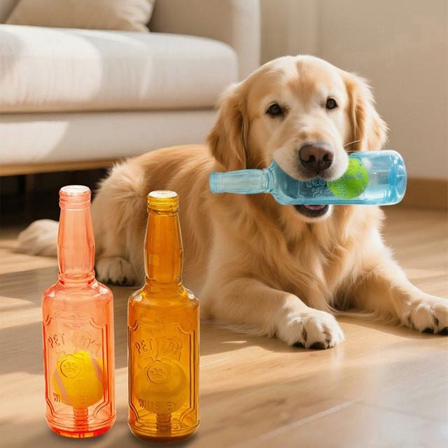 강아지 TPR 물병 공 스트레스 해소 장난감 HM-1007337