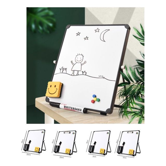 키밍 탁상 화이트 보드 자석 미니 칠판 메모 스탠드