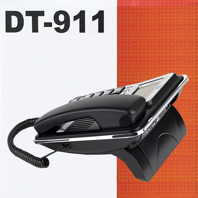 코러스 빅버튼 헤드셋겸용사용 CID 유선전화기 911