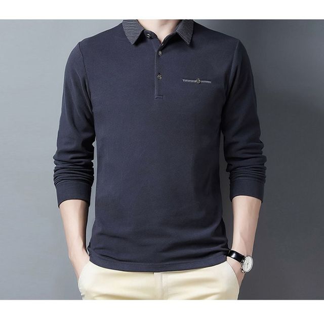 남성 중년 긴팔 티셔츠 아빠 골프웨어 편안한 착용감