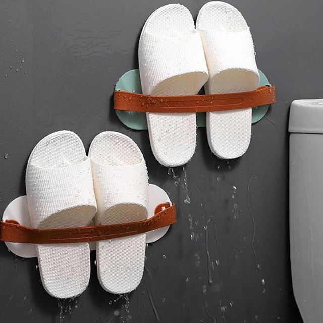 욕실 공간 절약 슬리퍼 거치대 욕실화 정리함