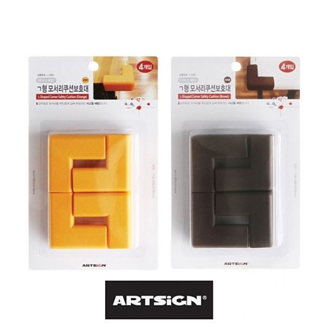 유아안전 ㄱ형 쿠션 모서리보호대 쿠션보호대 유치원