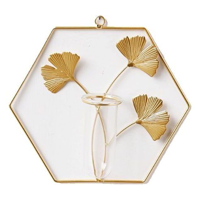 골드 철제 와이어 벽걸이 화병 4종 세트