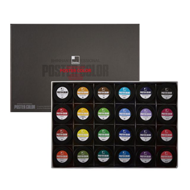 신한포스터칼라 전문 40ml 24색 A형 - 30784