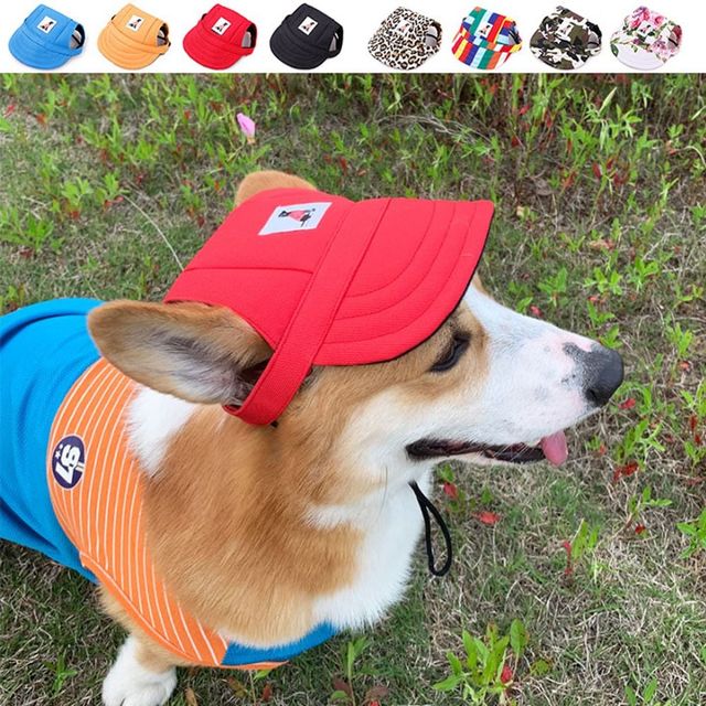 키밍 애완견 자외선차단 썬캡 모자 산책 외출용