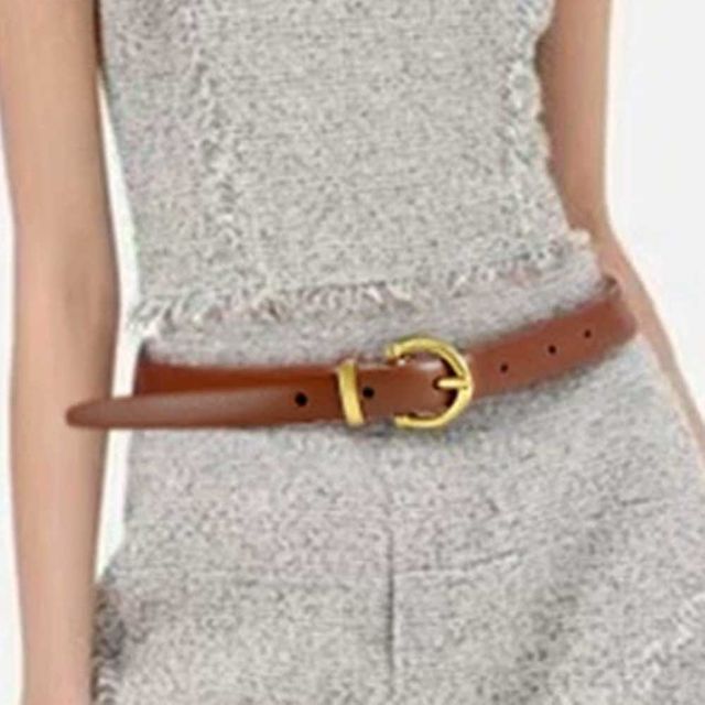 클래식 라운드 버클 벨트 RNR-0113