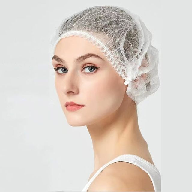 일회용 작업모자 50개입 위생모자 주방 헤어캡 공장